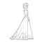 Advanced Graphics 3195 70 x 44 in. Color Me Elsa Cardboard Cutout, Frozen 2
